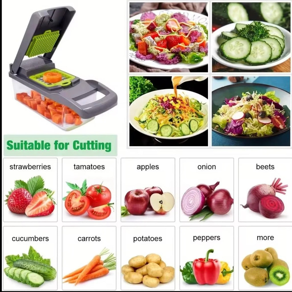 15-in-1 Multifunctional Vegetable Chopper